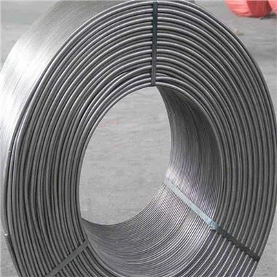 Trastomhas Sreang Cored Cailciam Sileacain CaSi 13mm Do Dhéanamh Cruach