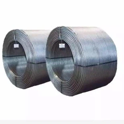 Cóimhiotal Wire Cailciam Sileacain Cored 6030 Mar Deoxidizer Le haghaidh Déantús Cruach